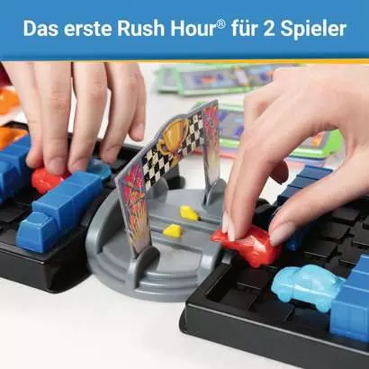 Rush Hour Duel board-spiel, rennstrecke, autos, karten, spielset