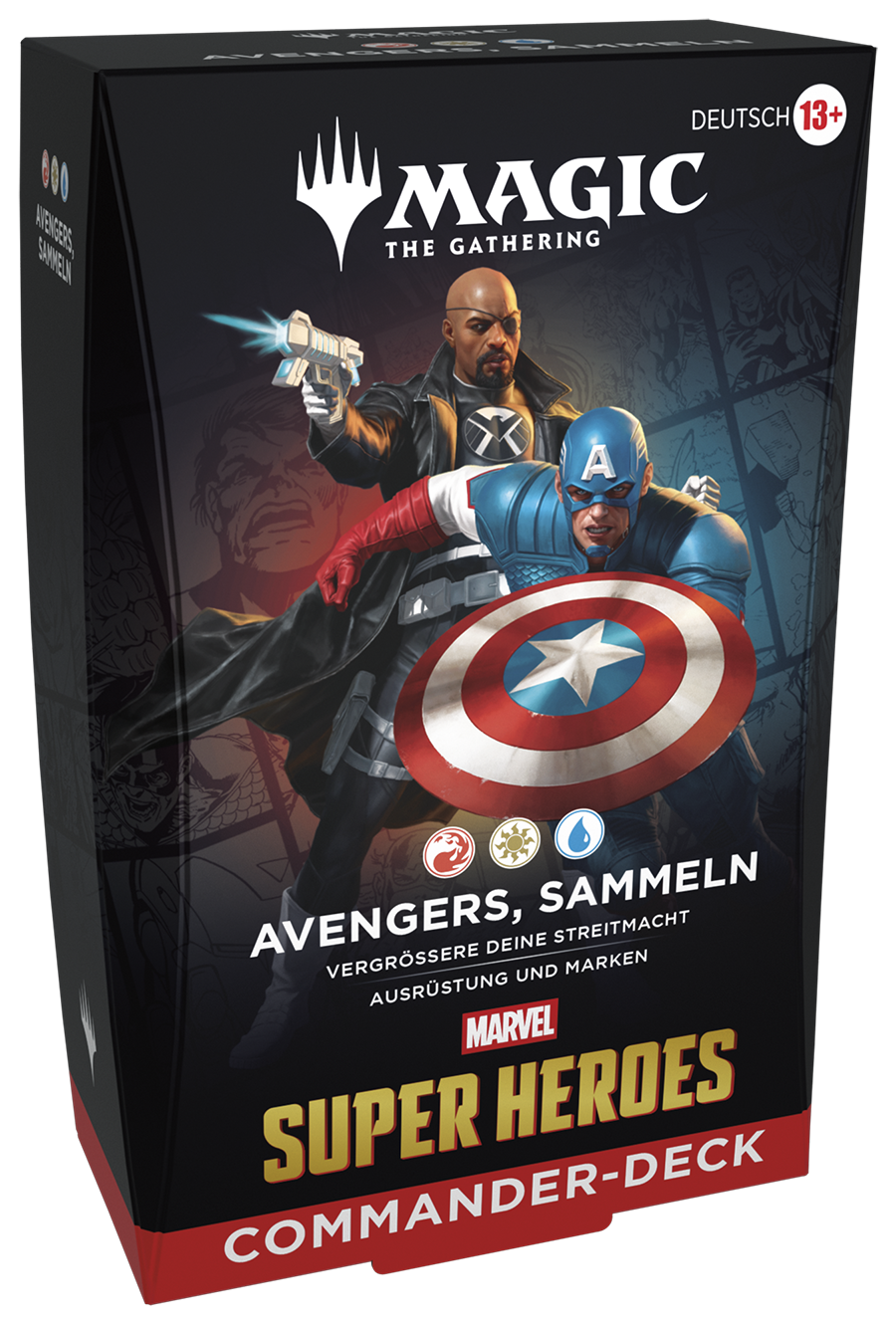 Figura, Kartenset, Superhelden, Captain America, Marvel