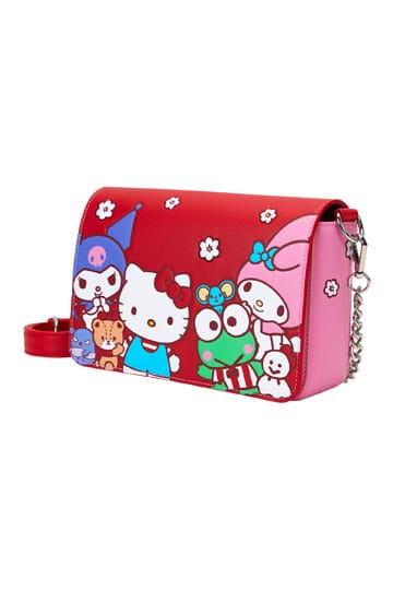 Hello Kitty: Umhängetasche Hello Kitty & Friends rot