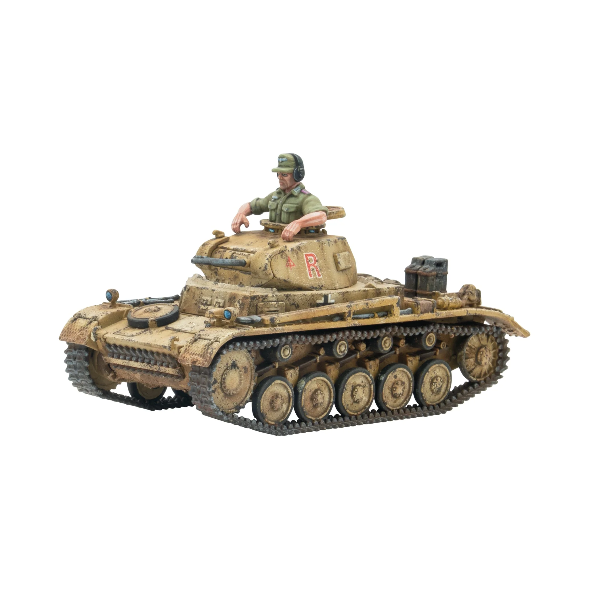Panzertank, Tanksoldat, Militärmodell, Sandfarbener Tank, Kette tank
