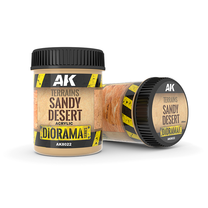 AK: TERRAINS SANDY DESERT - 250ml (Acrylic) AK: TERRAINS SANDY DESERT - 250ml (Acrylic)