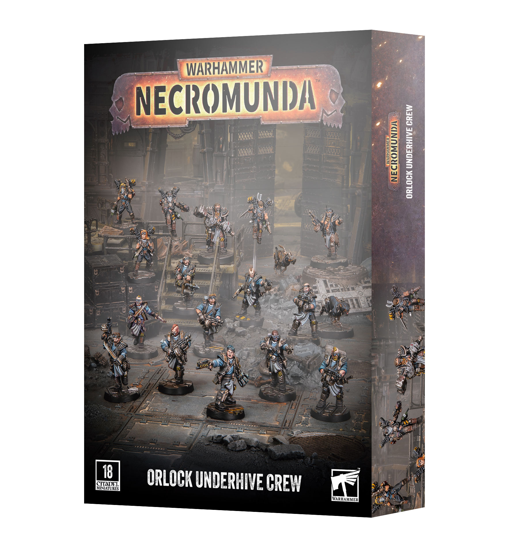 Necromunda: Orlock Underhive Crew Wargaming, Necromunda, Orlock, Unterhive Crew, Miniaturen