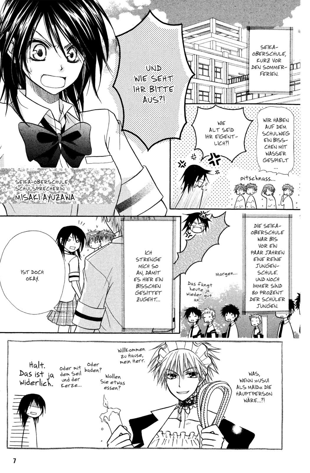 Maid-sama Bd.2 Schuluniform, Schülerinnen, Bücher/Notizen, Manga, Sprechblasen