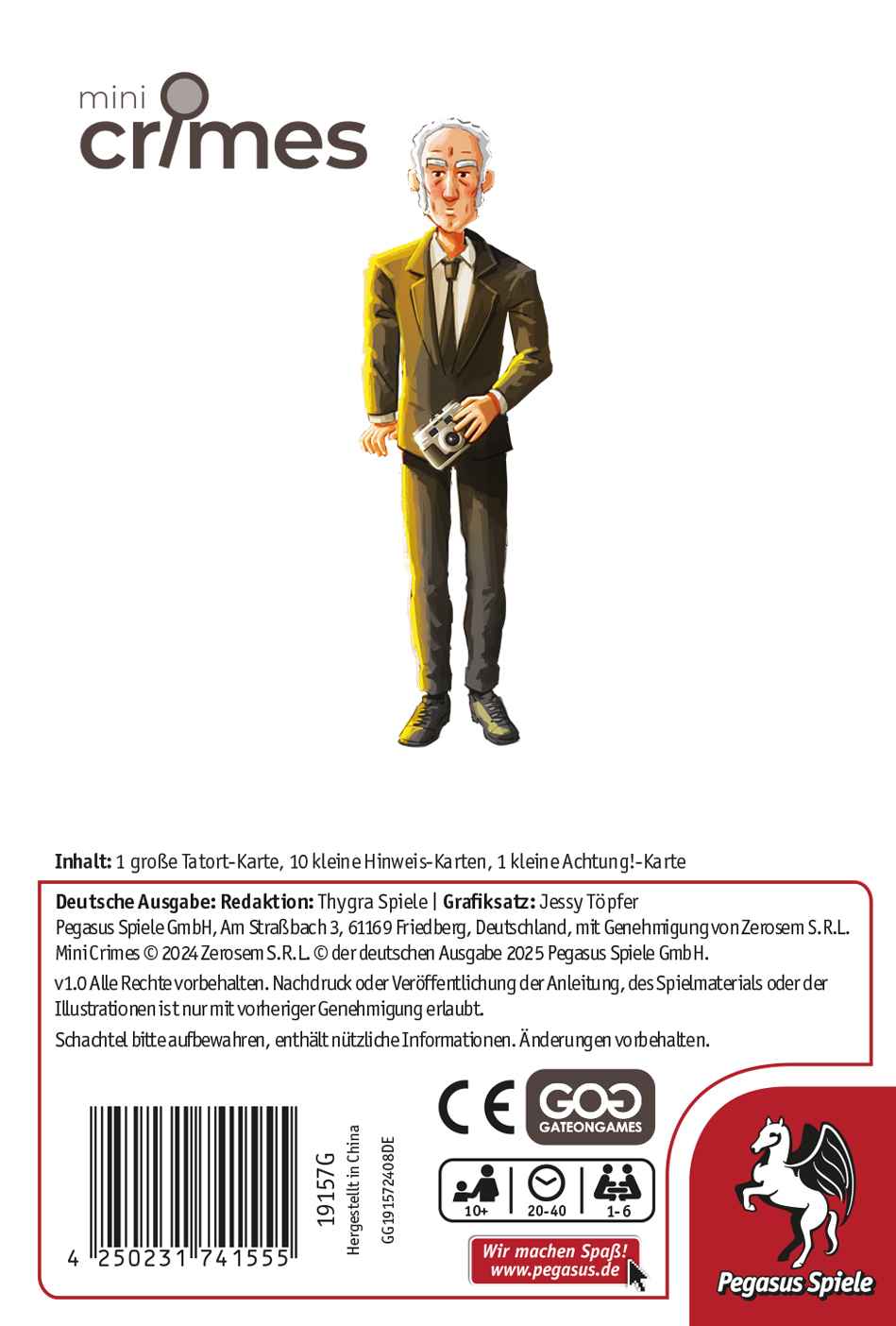 MiniCrimes - Fehlerhaftes Abbild MiniCrimes - Fehlerhaftes Abbild