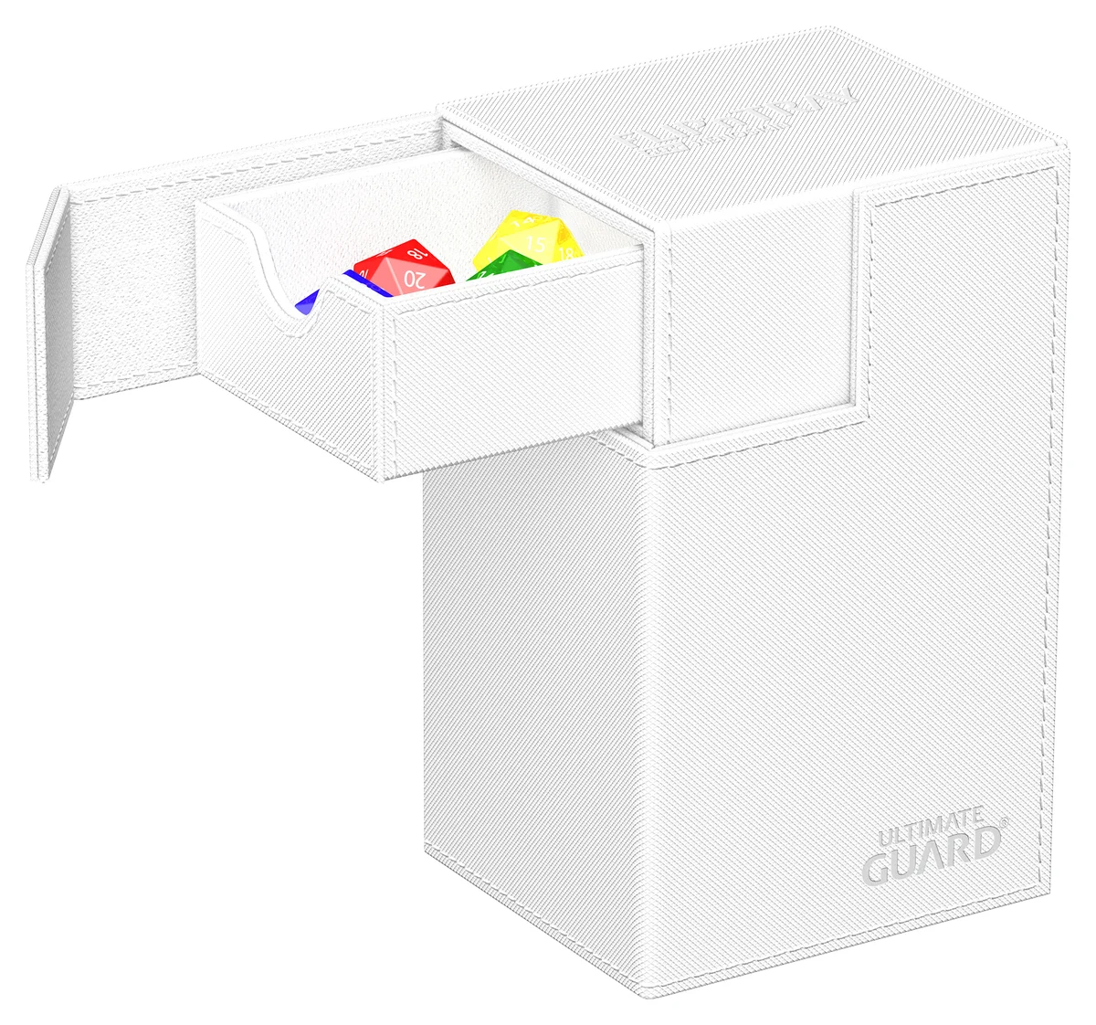 Ultimate Guard: Deckbox Flip'n'Tray 80+ Monocolor Weiß Ultimate Guard: Deckbox Flip'n'Tray 80+ Monocolor Weiß