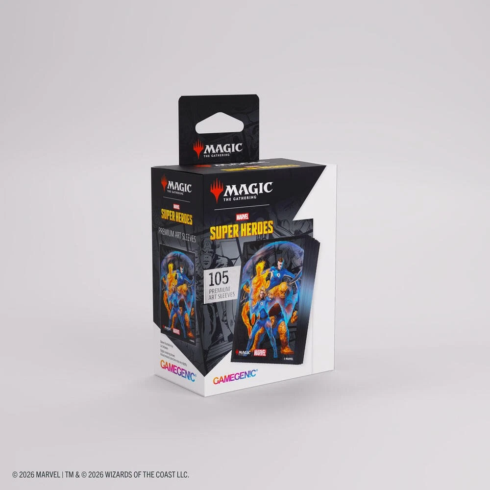Super Heroes, Art Sleeves, Magic: The Gathering, Trading Card, Packaging box