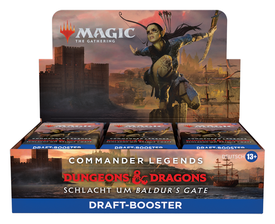 Magic CCG dt.: Commander Legends 2 - Baldurs Gate Draft-Booster Display Magic CCG dt.: Commander Legends 2 - Baldurs Gate Draft-Booster Display