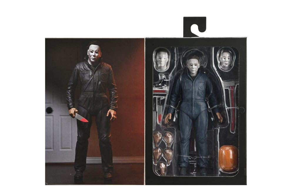 Halloween AF: Halloween 2 - Ultimate Micheal Myers 18cm Maskenfigur, Kostüm, Kampfkunst, Drehmoment, Halde/Set-Box