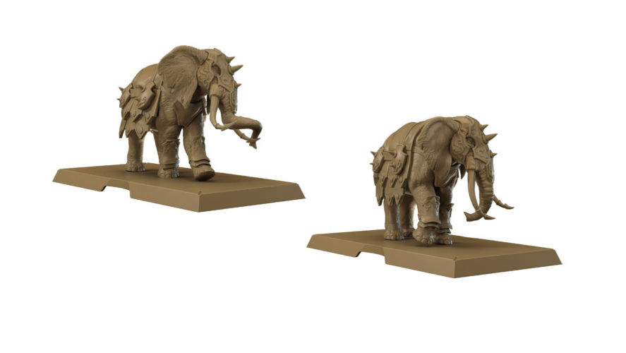 Song of Ice & Fire: Miniaturenspiel - Golden Company War Elephants Song of Ice & Fire: Miniaturenspiel - Golden Company War Elephants