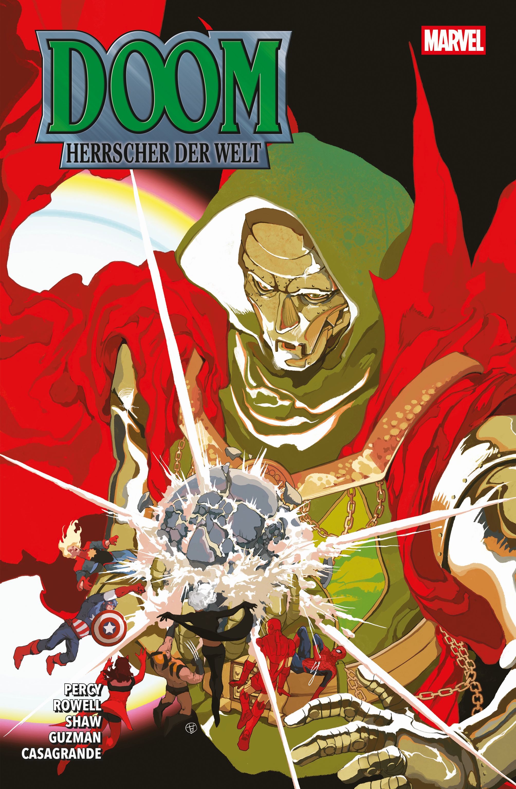 Doom Cover, Comicheft, Superheld, Pseudomonster, Explosion