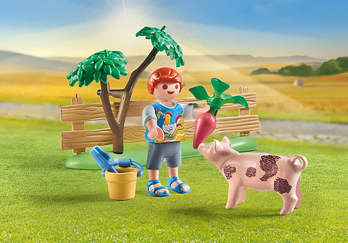 Playmobil: Bauernhof - Idyllischer Gemüsegarten bei den Großeltern