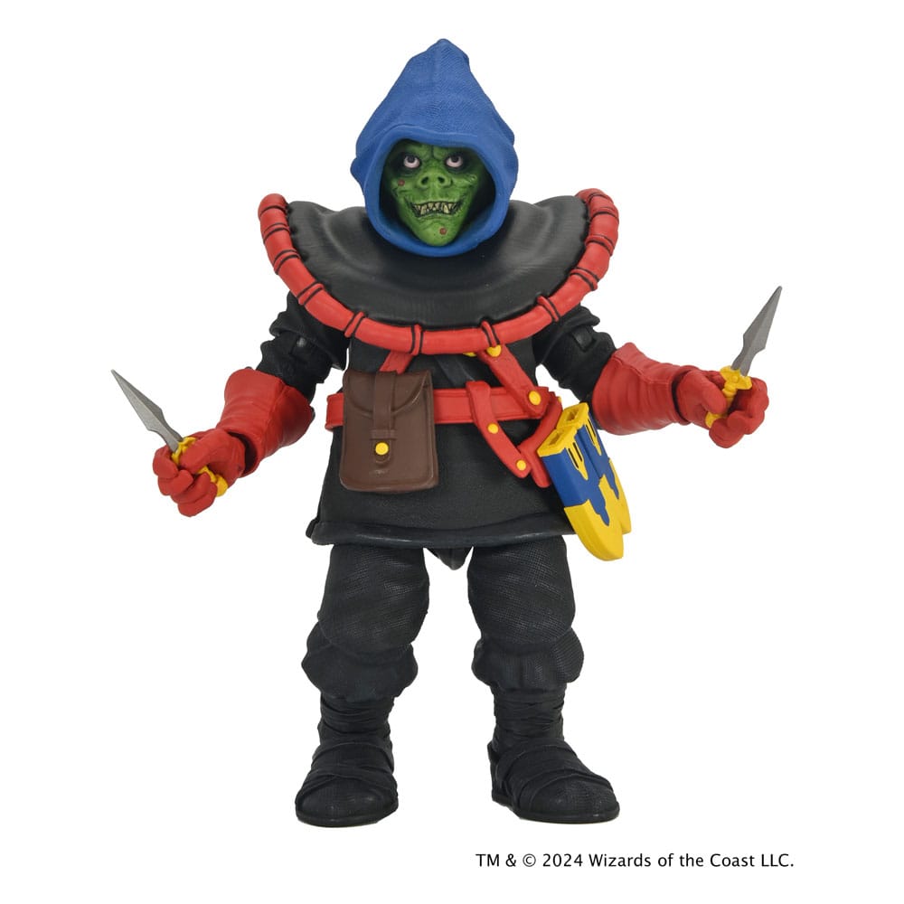 D&D AF: Zarak Evil Half-Orc Assassin 15cm Actionfigur, Zombie, Hoodie, Kleidung, Klingen