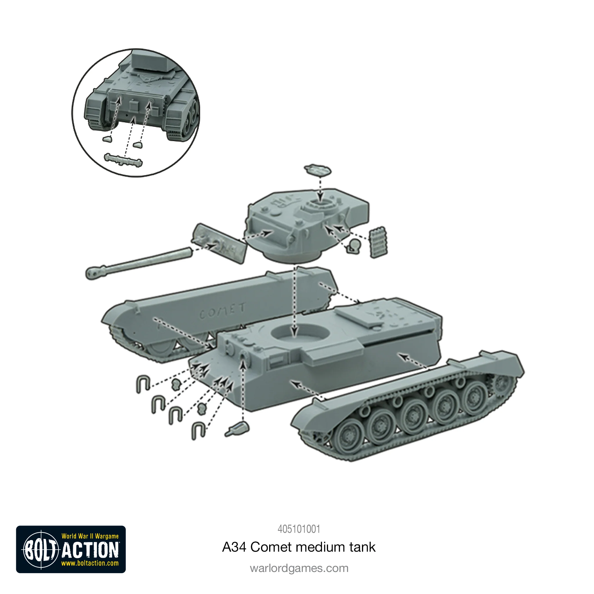 Bolt Action: British - A34 Comet Medium Tank Bolt Action: British - A34 Comet Medium Tank