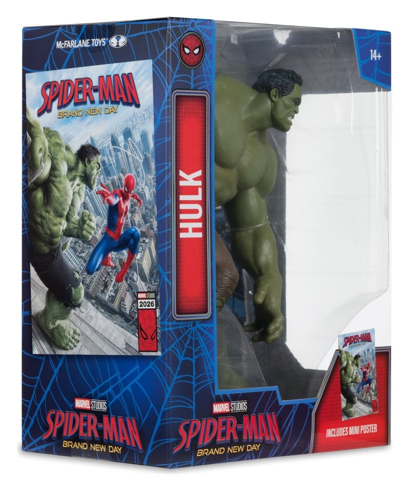 Marvel Collection: Statue Hulk (Brand New Day 2026) 27cm (mit Poster) Figure, Action figure, Hulk, Spider-Man, Packaging