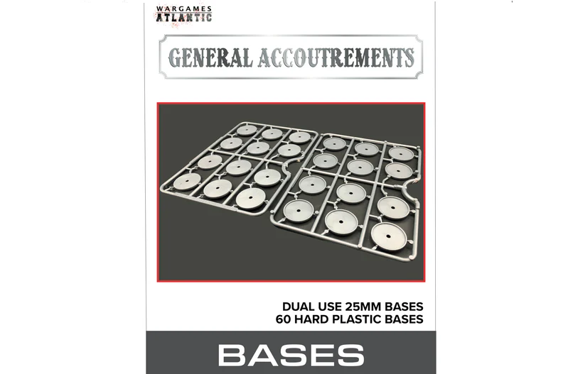 Wargames Atlantic: 25mm Dual Use Bases (60)