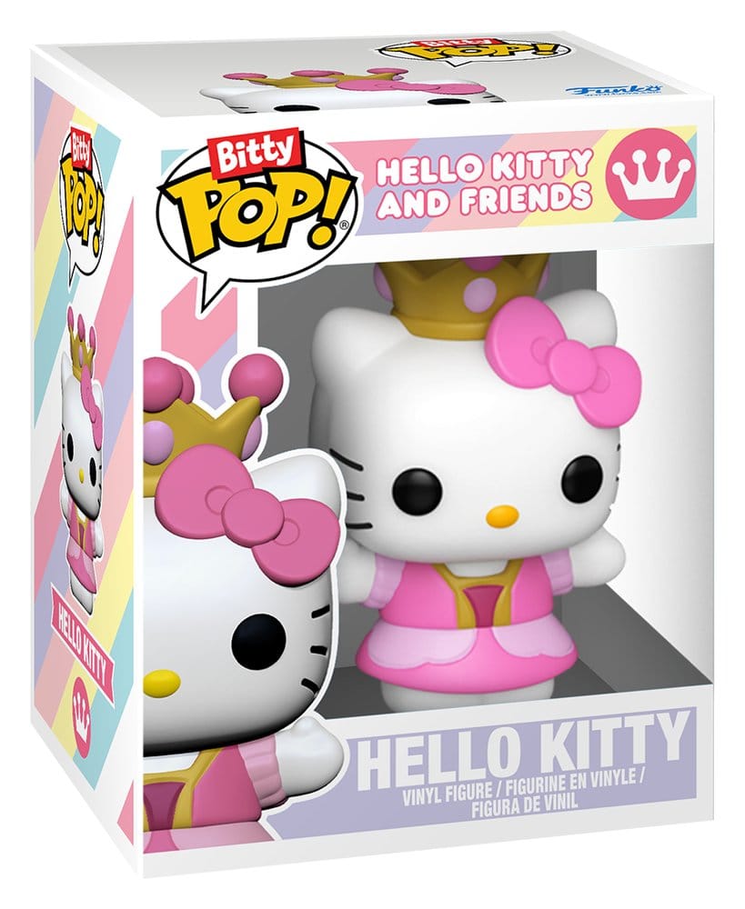 Hello Kitty: POP Bitty Sanrio Town Diorama Set Hello Kitty, Vinylfigur, Puppe, rosa, Kostüm