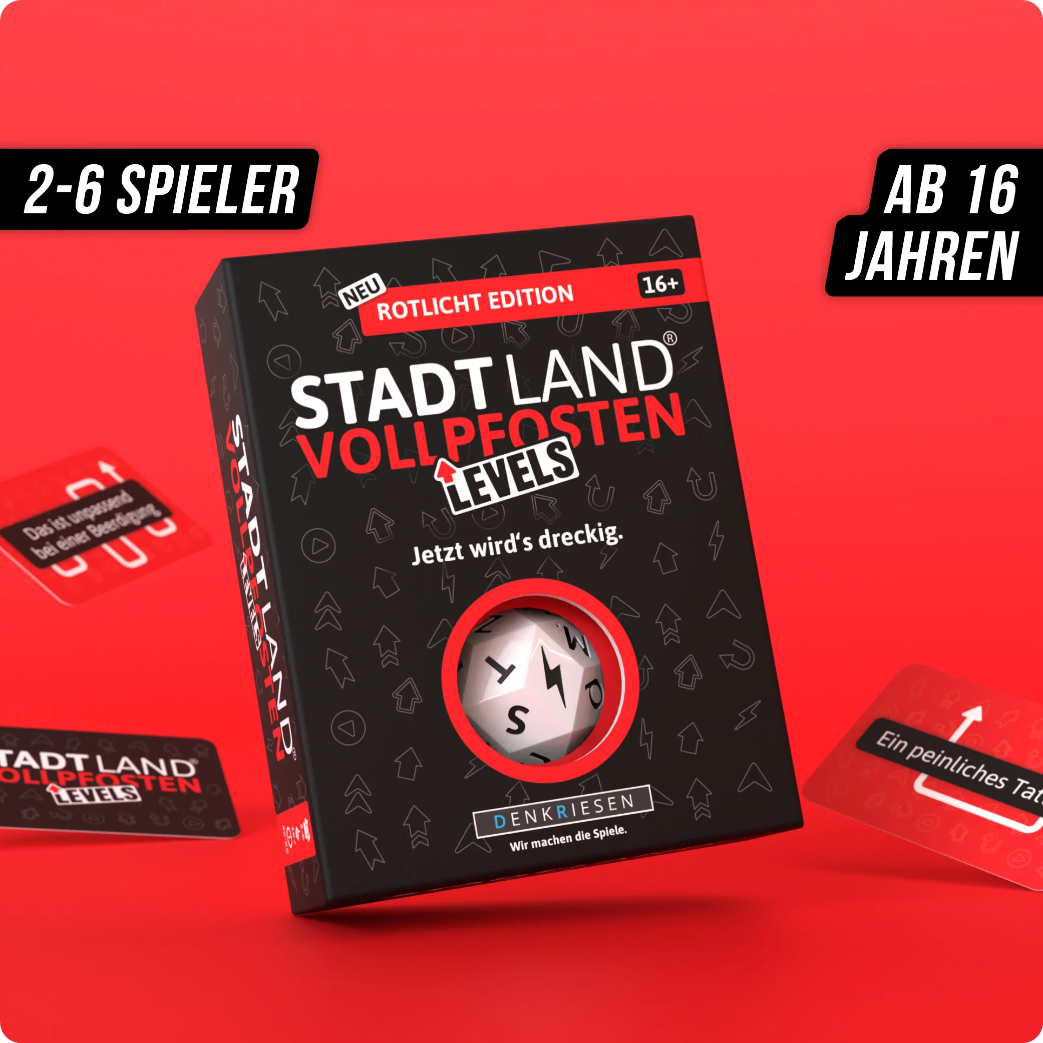 Stadt Land Vollpfosten: Levels - Rotlicht Edition