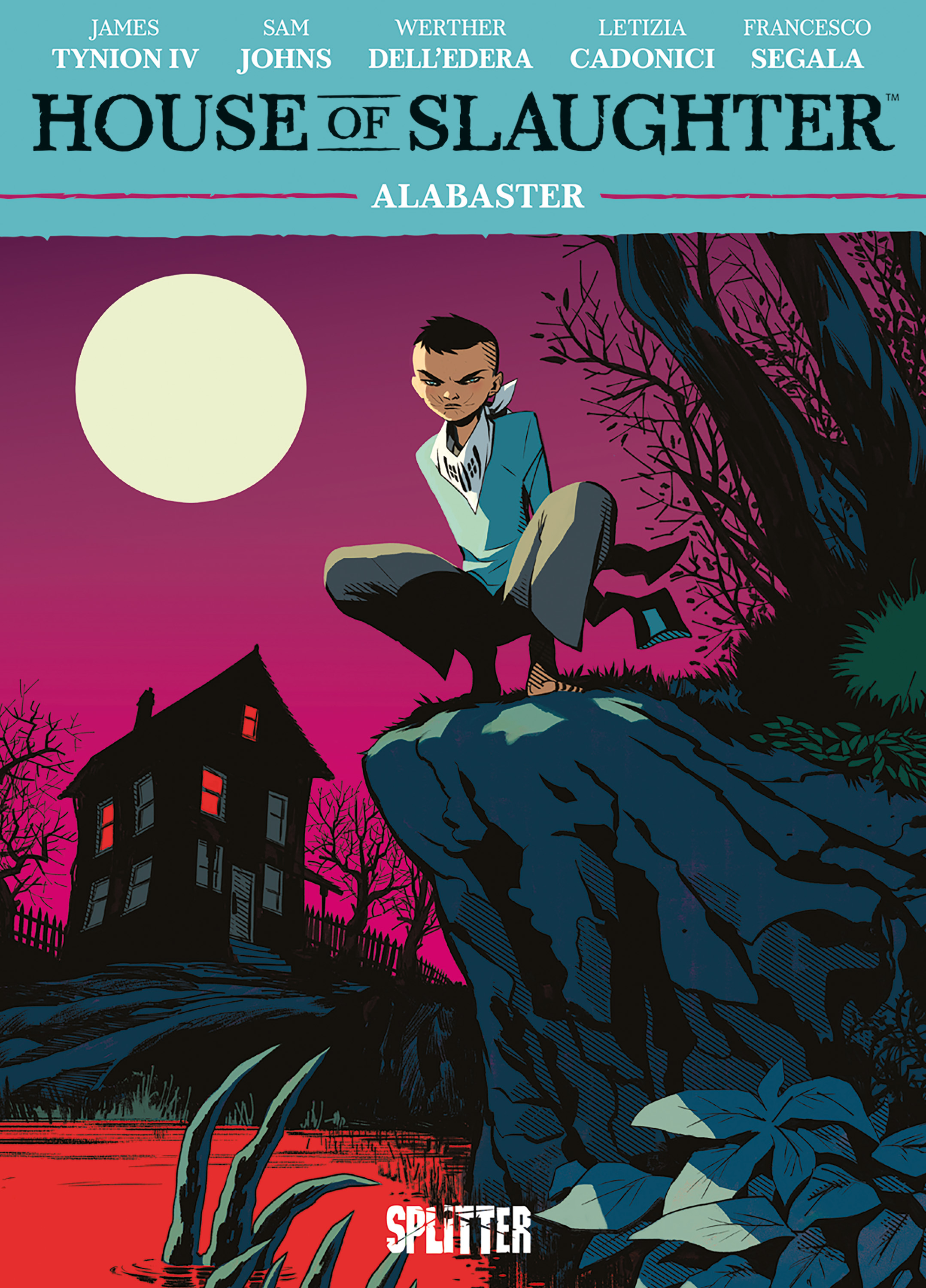 House of Slaughter Bd.4: Alabaster Buch, Veröffentlichung, Comics, Person, Gesicht