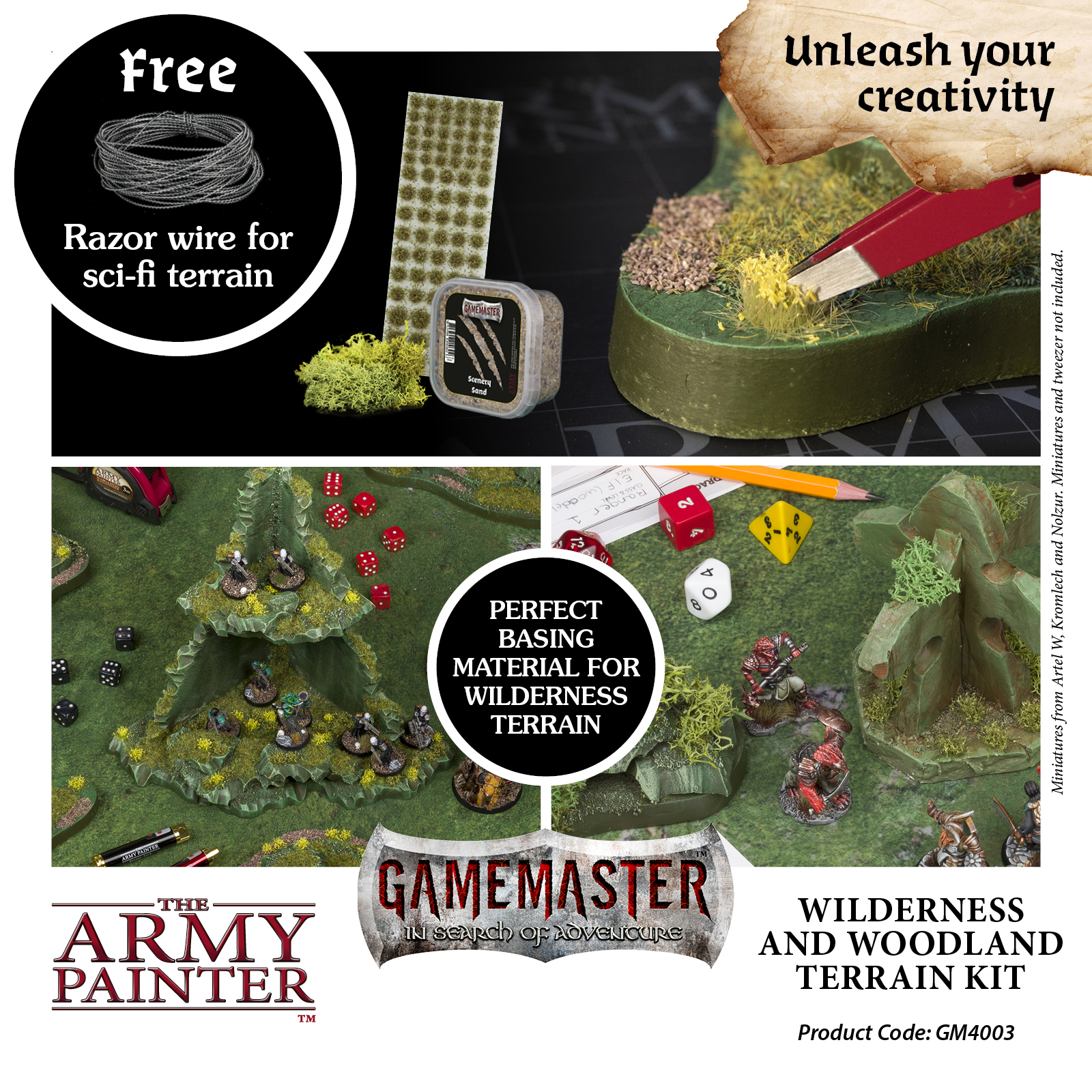 Army Painter: Gamemaster - Wilderness & Woodland Terain Kit