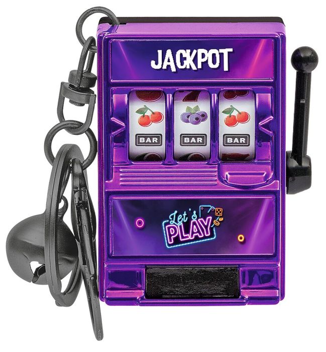 Let's Play: Jackpot Schlüsselanhänger Glücksspiel, Spiel, Spielautomat