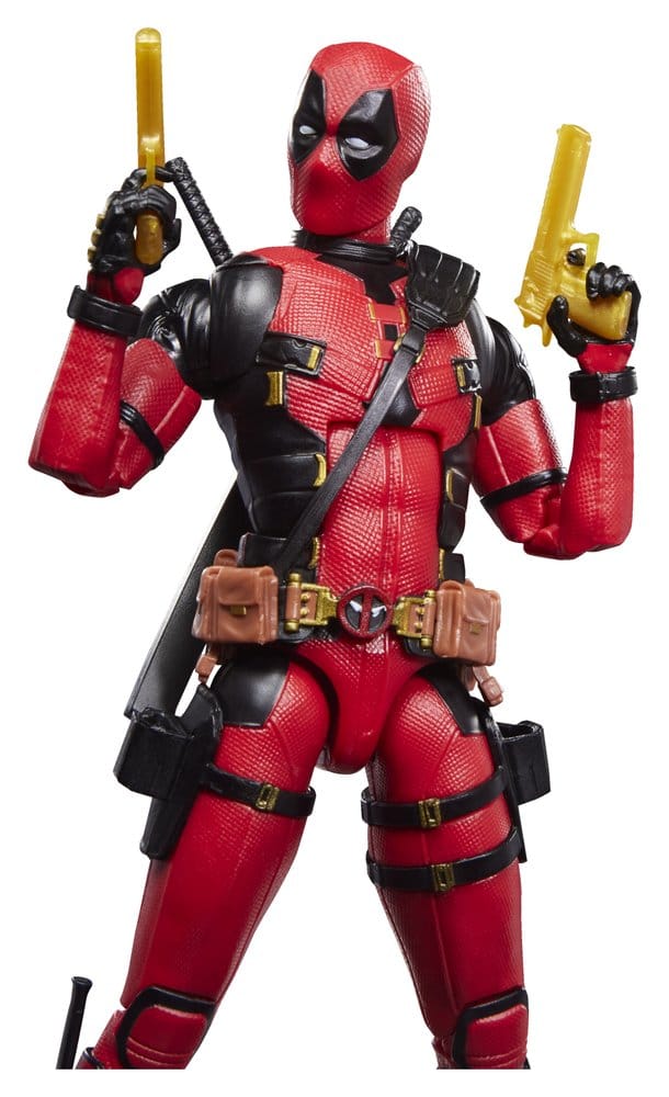 Marvel Legends AF: Dogpool ... & Deadpool (Deadpool & Wolverine) 15cm aktionsfigur, Deadpool, spielzeug, 2 pistolen, roter anzug