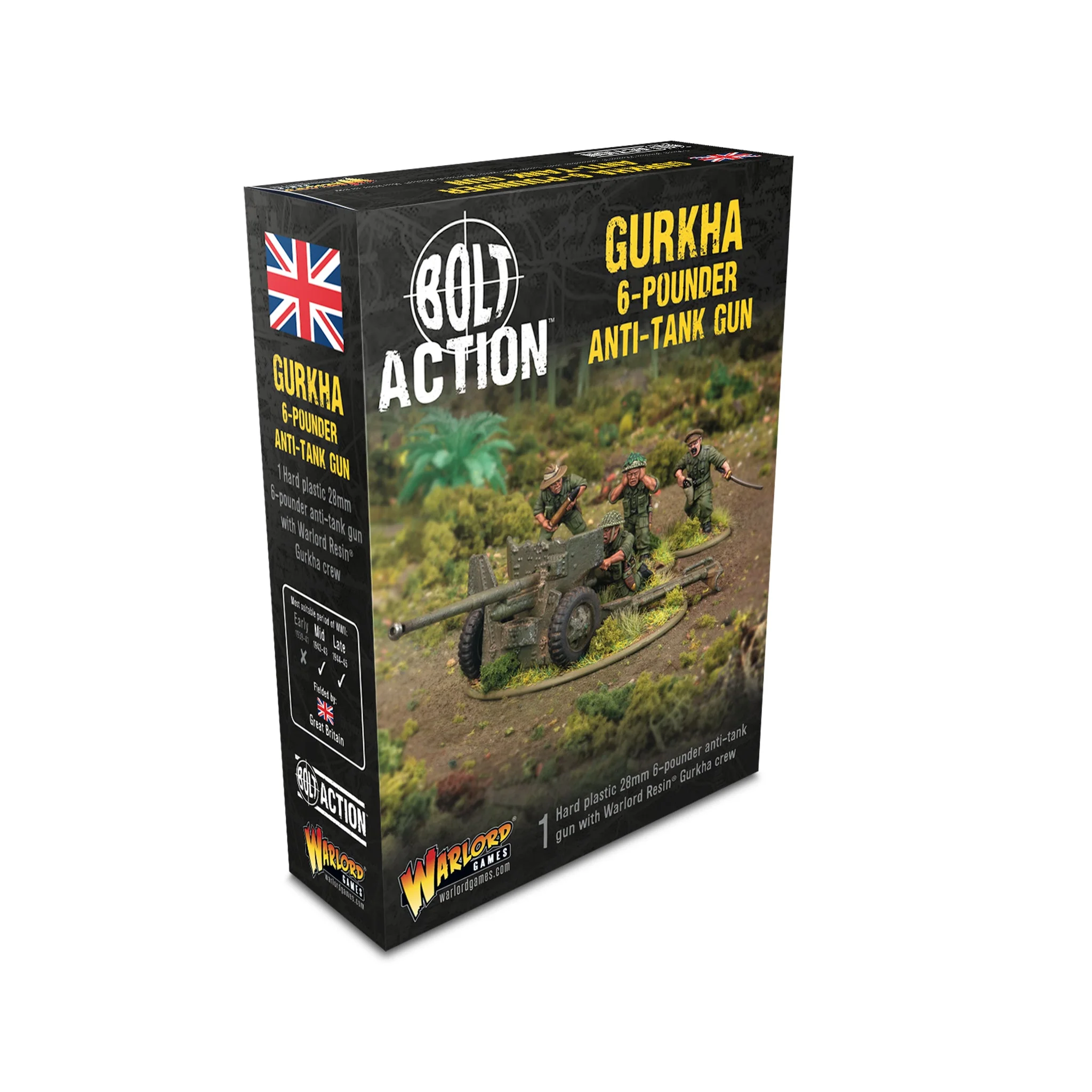 ant-tnk waffe, 6-Pfund, Wargame, Modellbausatz, Boxen-Design