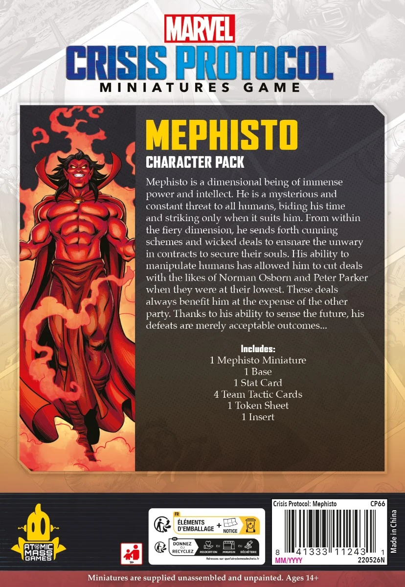 Marvel Crisis Protocol: Mephisto Character Pack Marvel Crisis Protocol: Mephisto Character Pack