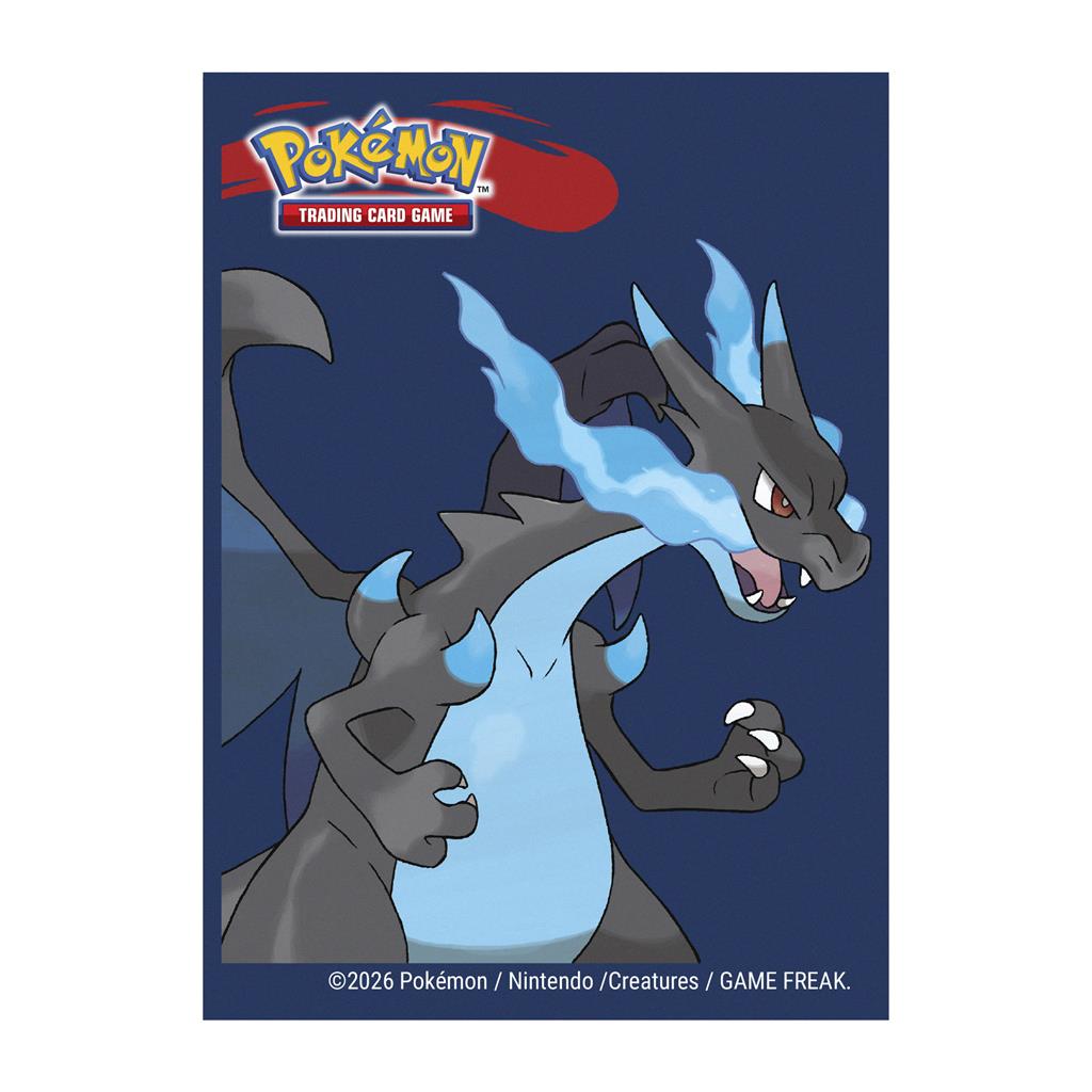 Ultra Pro: Deck protector Pokémon Mega Glurak X (65) Drache, Pokémon, Trading Card, Fantasy, Dragons