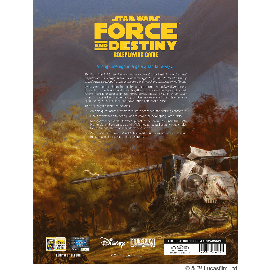 Star Wars RPG: Force and Destiny - Chronicles of the Gatekeeper