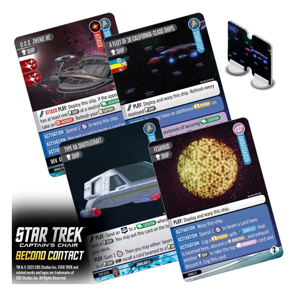 Star Trek Kartenspiel, Raumschiff Kunst, Deckkarten, Sci-Fi Illustration, Planetenkugel Objekt