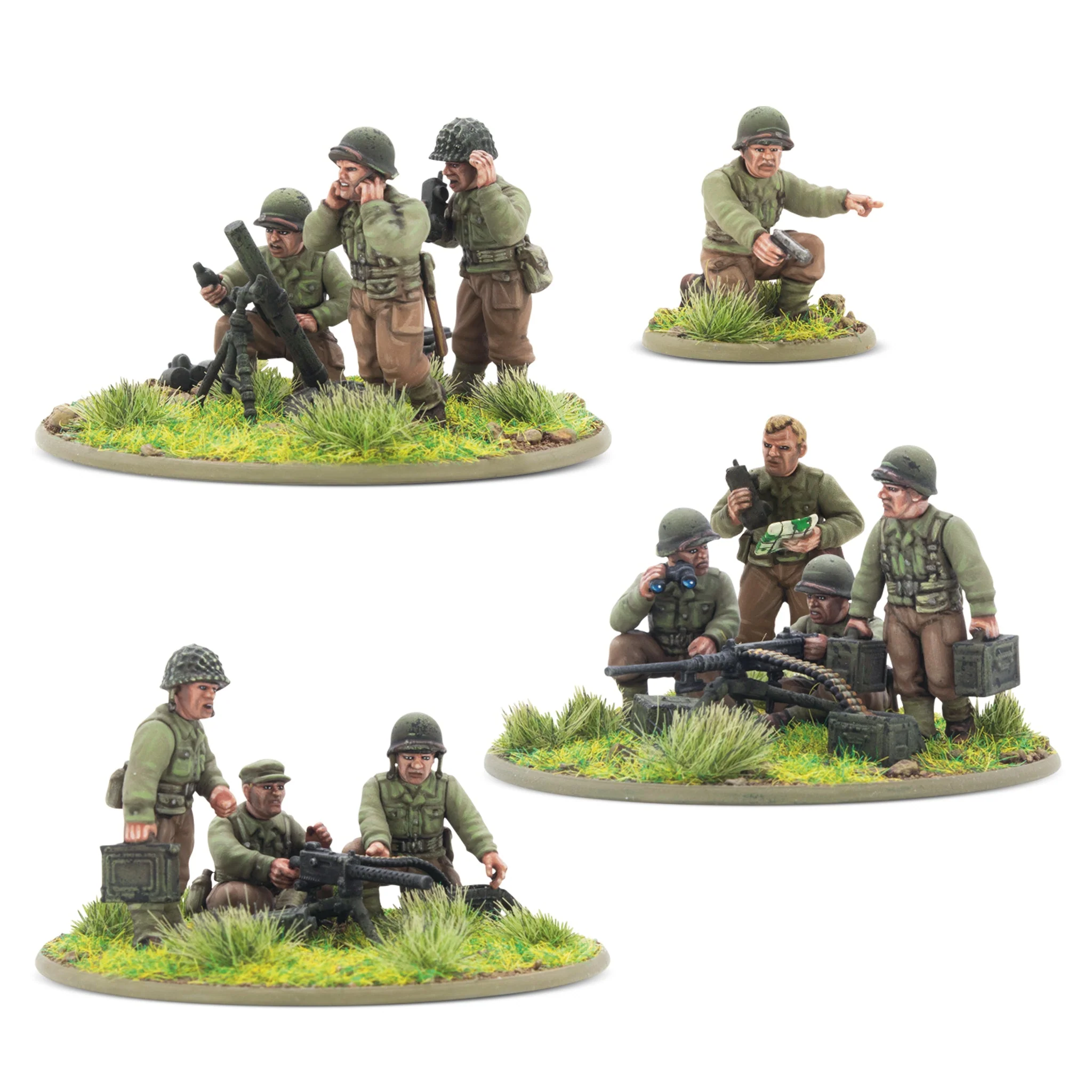 Miniatursoldaten, Militär-Diorama, Armeefiguren, Geländebasis, Kampfszene