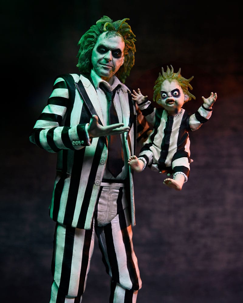 Beetlejuice AF: Ultimate Beetlejuice (Striped Suit) 18cm Streichhalsband?, But no, Oops