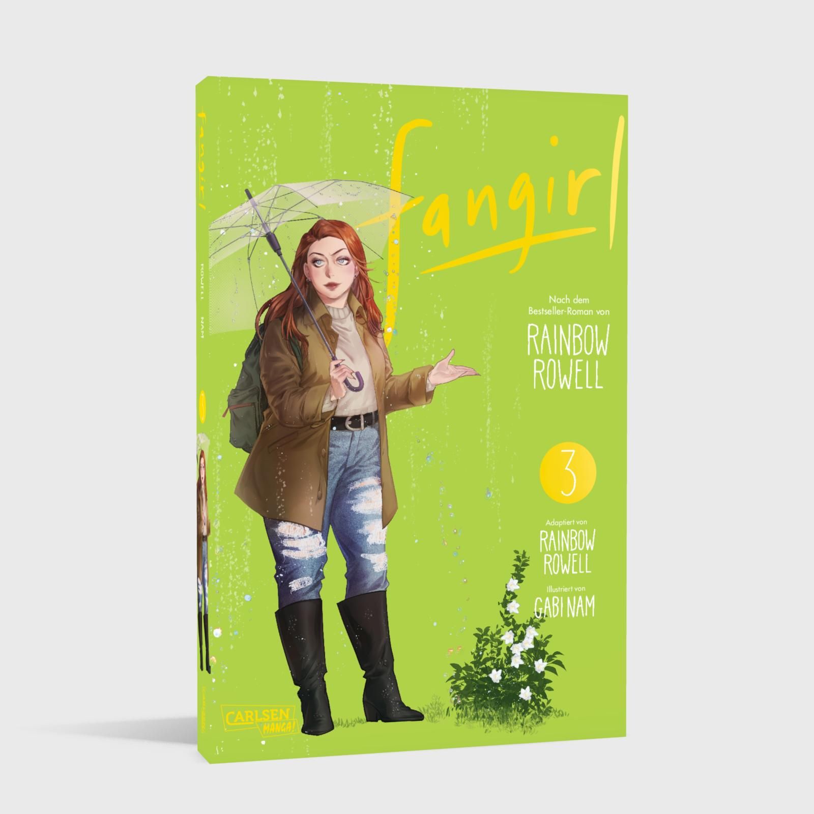 Fangirl Bd.1-4 Komplettpack Kinderbuch, Ratgeber, Regenschirm, Jeansjacke, Gummistiefel