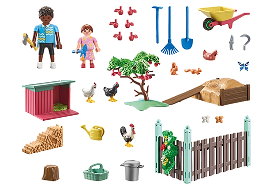 Playmobil: my Life - Kleine Hühnerfarm im Tiny House Garten