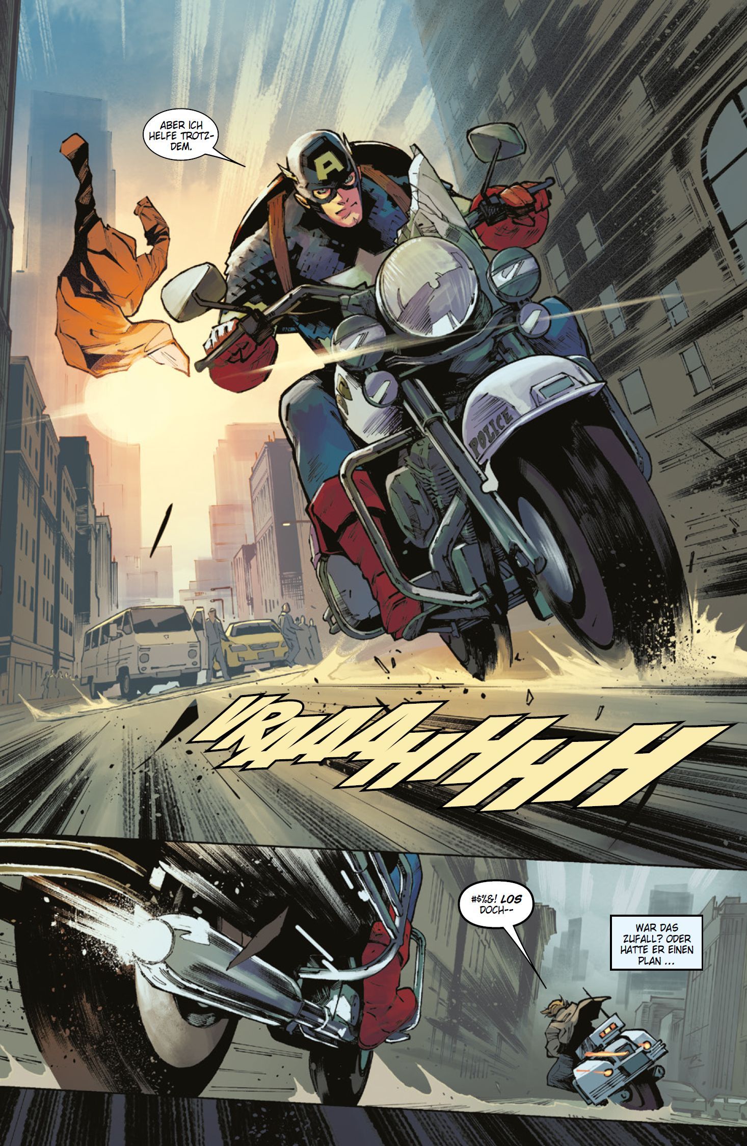 motorcycle, motorbike, heldenfigur, comics, städteviertel