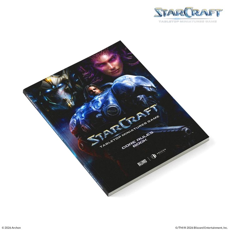 Starcraft TMG: Rulebook StarCraft, Tabletop game, Core Rules book, artwork, blue armor