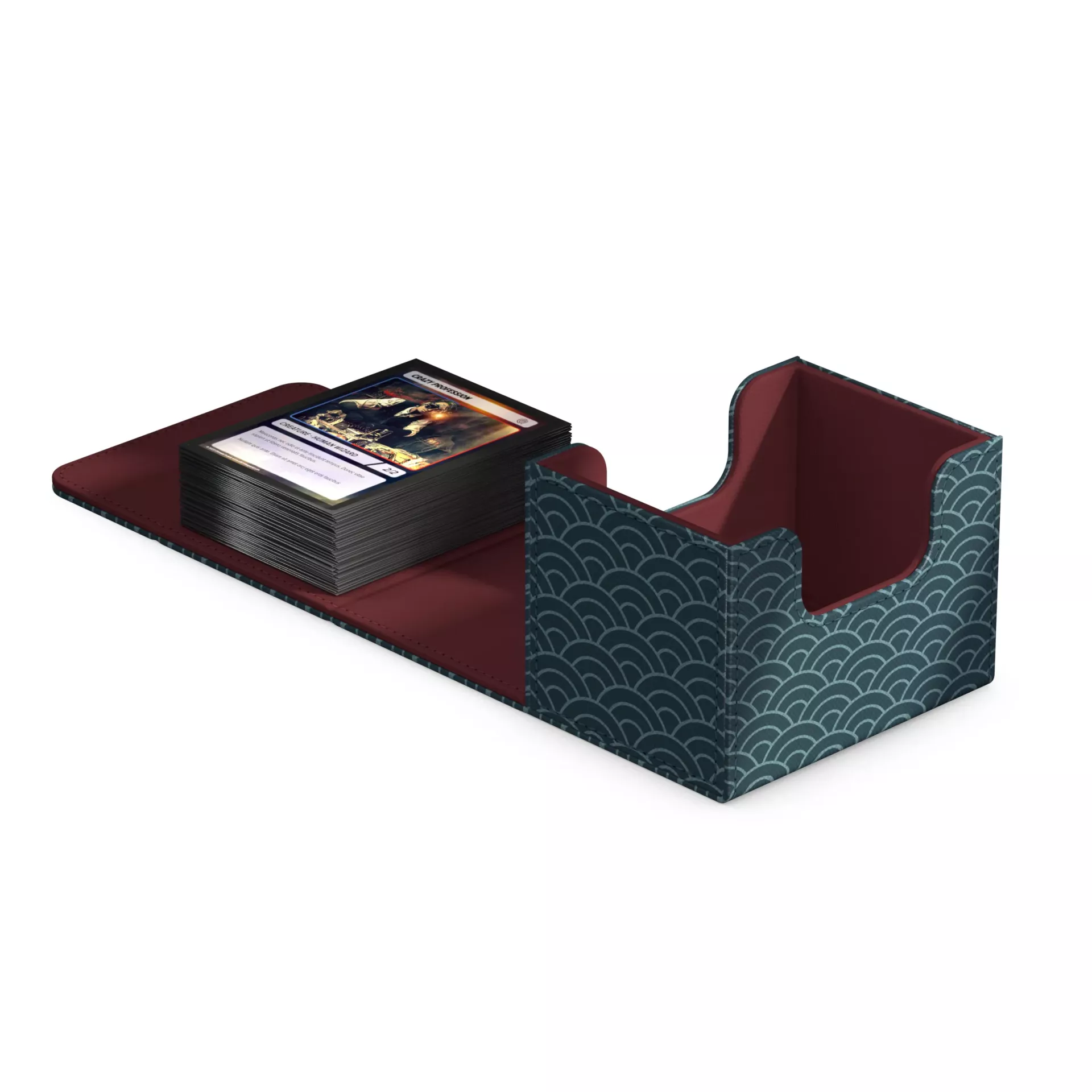 Ultimate Guard: Deck Box Sidewinder 100+ Xenoskin Shogun's Journey - Seigaiha (Dark Blue/Dark Red) Ultimate Guard: Deck Box Sidewinder 100+ Xenoskin Shogun's Journey - Seigaiha (Dark Blue/Dark Red)