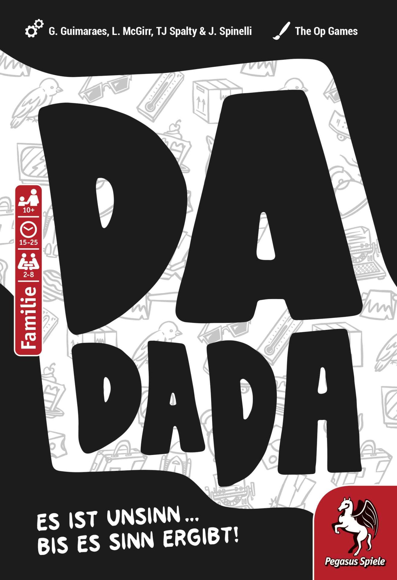 DaDaDa Dada, Familie, Brettspiel, Kartenspiel, Pegasus Spiele
