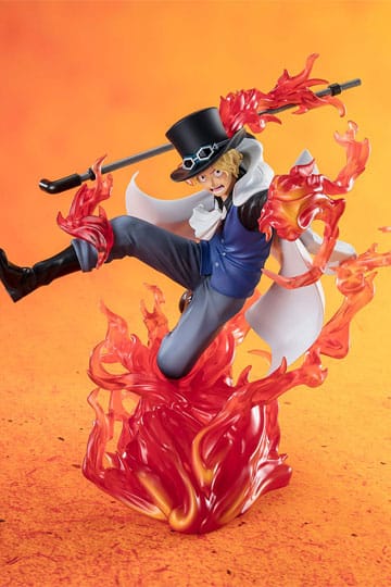 One Piece PVC Statue: Sabo FiguArts Zero Fire Fist Rook Check 19cm One Piece PVC Statue: Sabo FiguArts Zero Fire Fist Rook Check 19cm