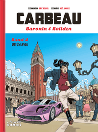 Carbeau Bd.4: Lotus Evija Comic, Auto, Lotus Eviva, Venezia, Läufer