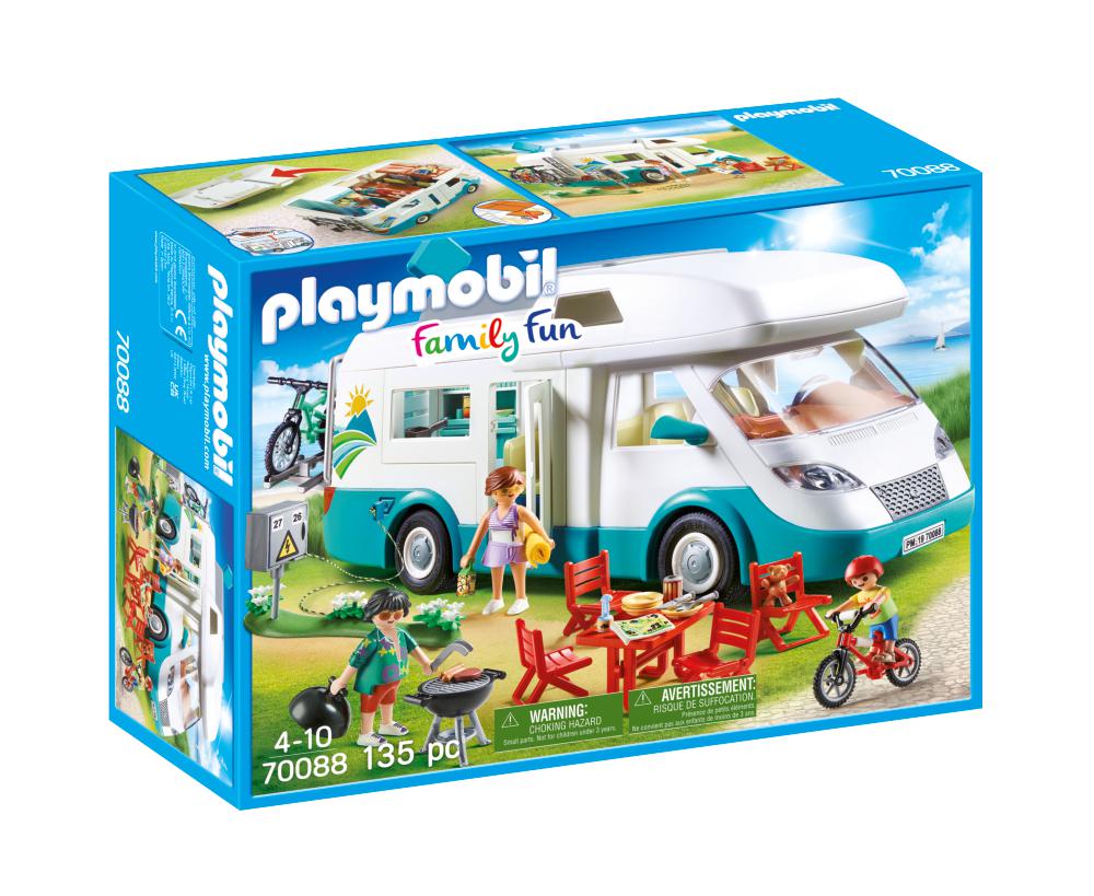 Playmobil: Family Fun - Familien-Wohnmobil Reisemobil, Playmobil, Camping-Set, Familienfun, Outdoor-Spielzeug