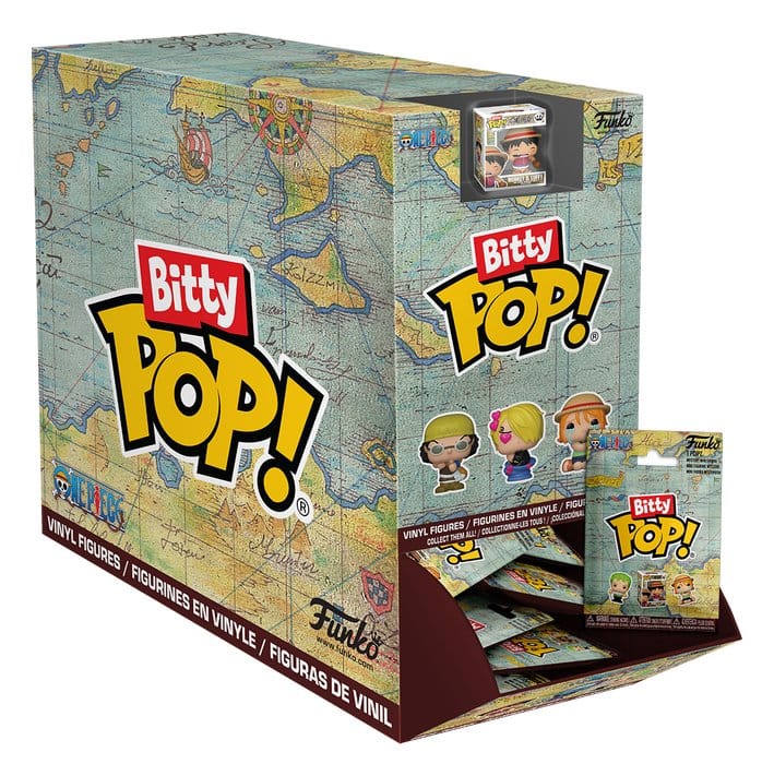 Bitty Pop!, Vinylfigur, Figurenbox, Karten-Display, Map-Design