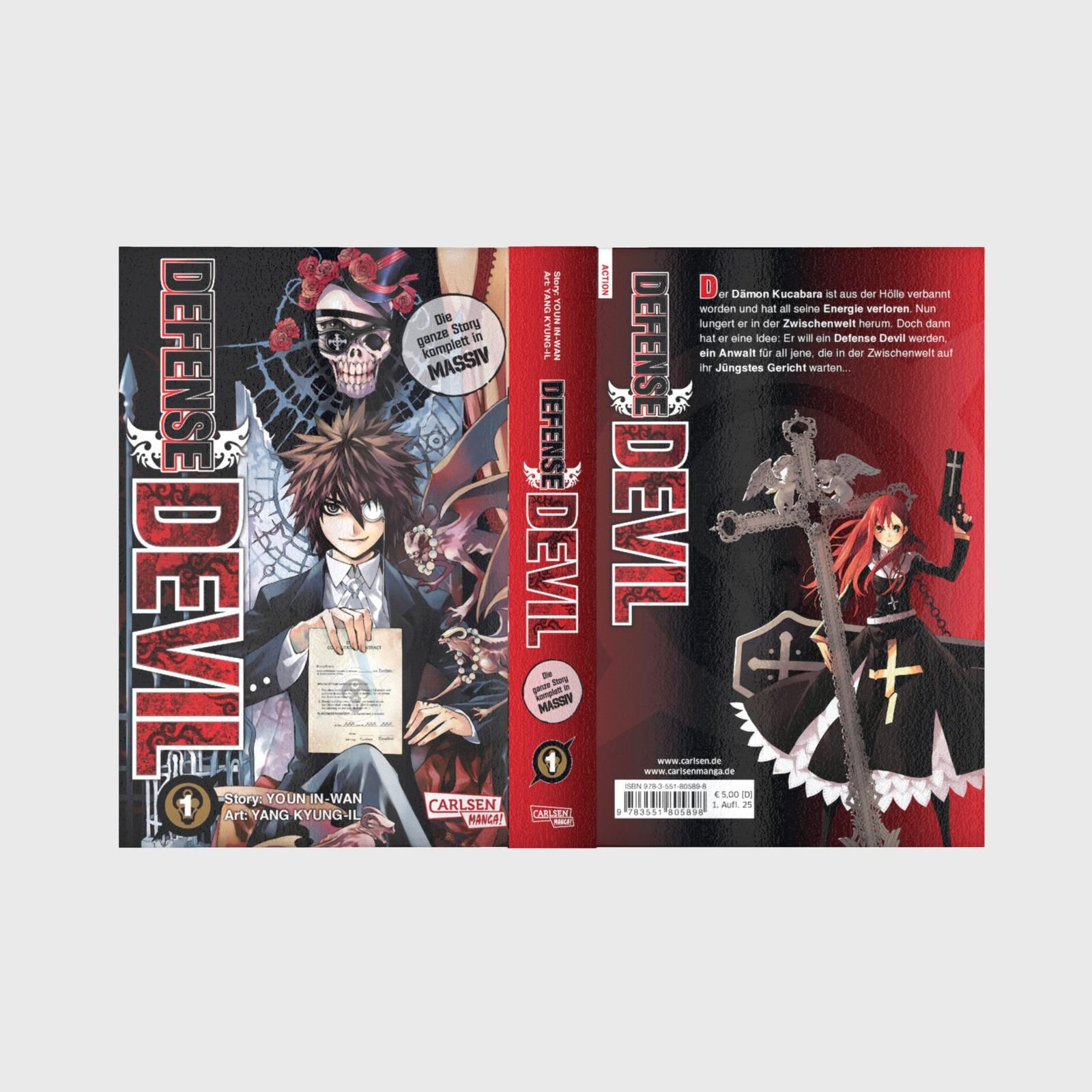 Manga, Cover, Hardcover, Demon, Cross