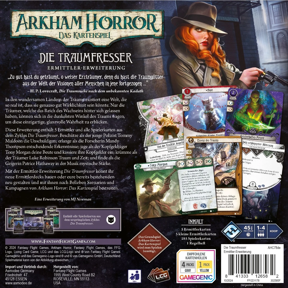Arkham Horror LCG dt.: Die Traumfresser Ermittler-Erweiterung