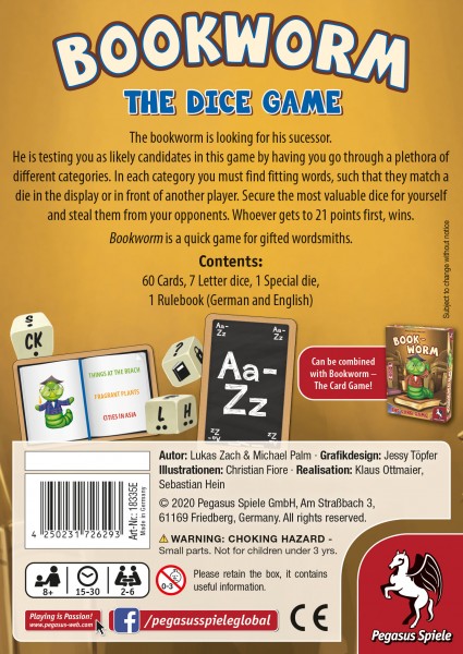Bücherwurm - Das Würfelspiel