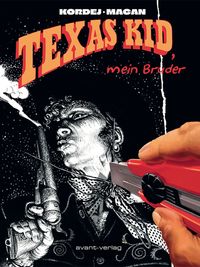 Schnellfeuer-Geschichte, Western-Comic, Texaskind, Schwarz-Weiß-Illustration, Bruder-Thema