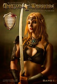 Amazon Warriors Bd.1 Hardcore Fantasy-Rüstung, Schwert, Kriegerin, Lederoberteil, Gladiatorin
