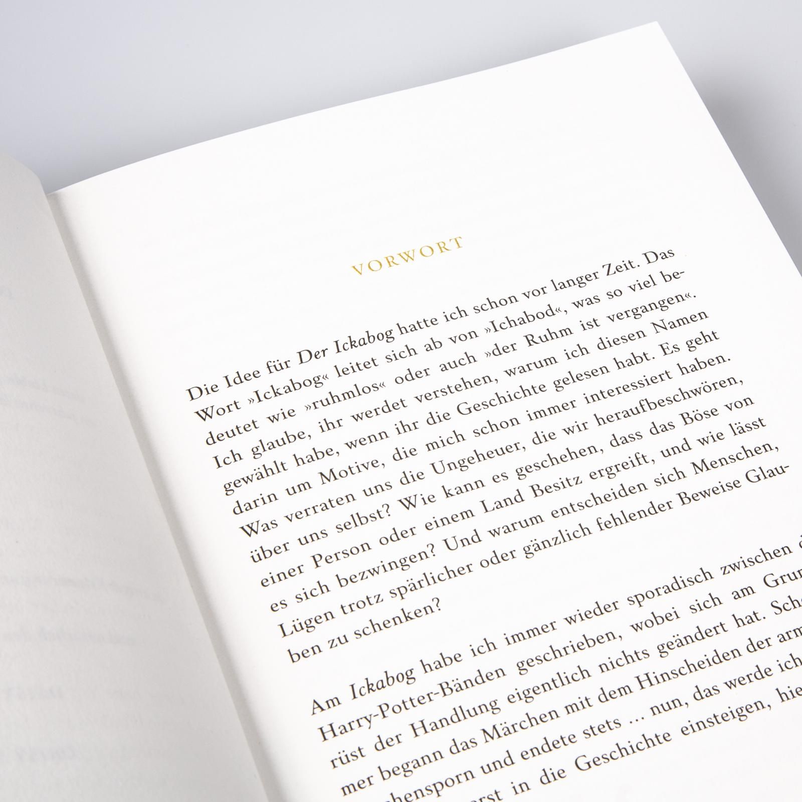 Buch, offene Seite, Text, Absätze, Vorwort
