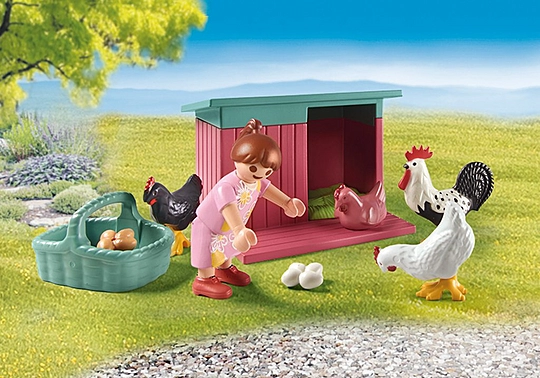 Playmobil: my Life - Kleine Hühnerfarm im Tiny House Garten