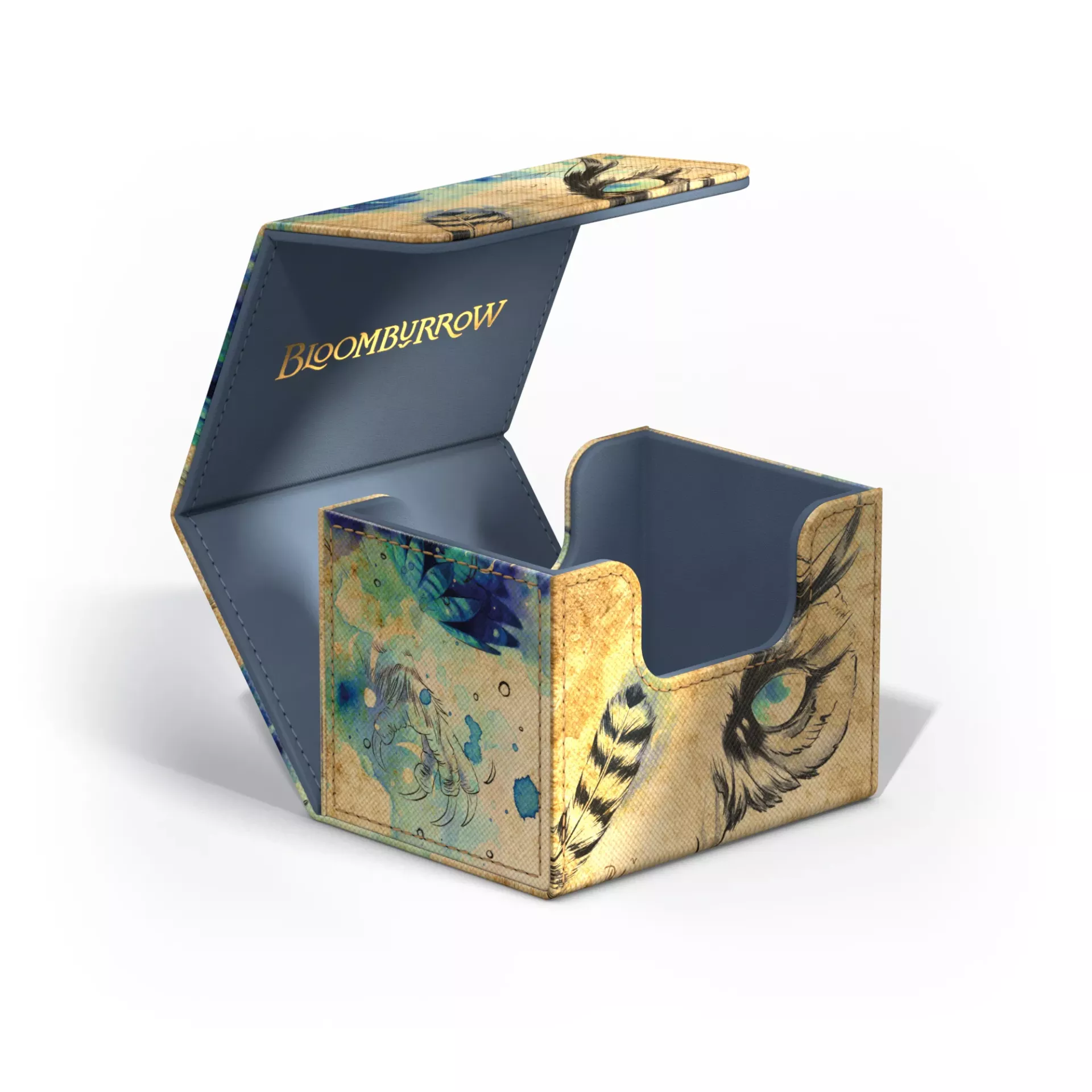 Ultimate Guard: Deckbox SideWinder 100+ XenoSkin Magic Bloomburrow Maha Its Feathers Night Ultimate Guard: Deckbox SideWinder 100+ XenoSkin Magic Bloomburrow Maha Its Feathers Night